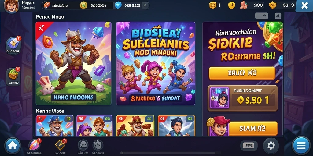 Screenshot pertama menunjukkan tampilan antarmuka aplikasi yang user-friendly.