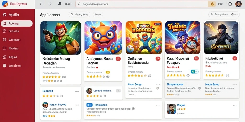 Tangkapan layar menampilkan aksi seru dalam permainan.