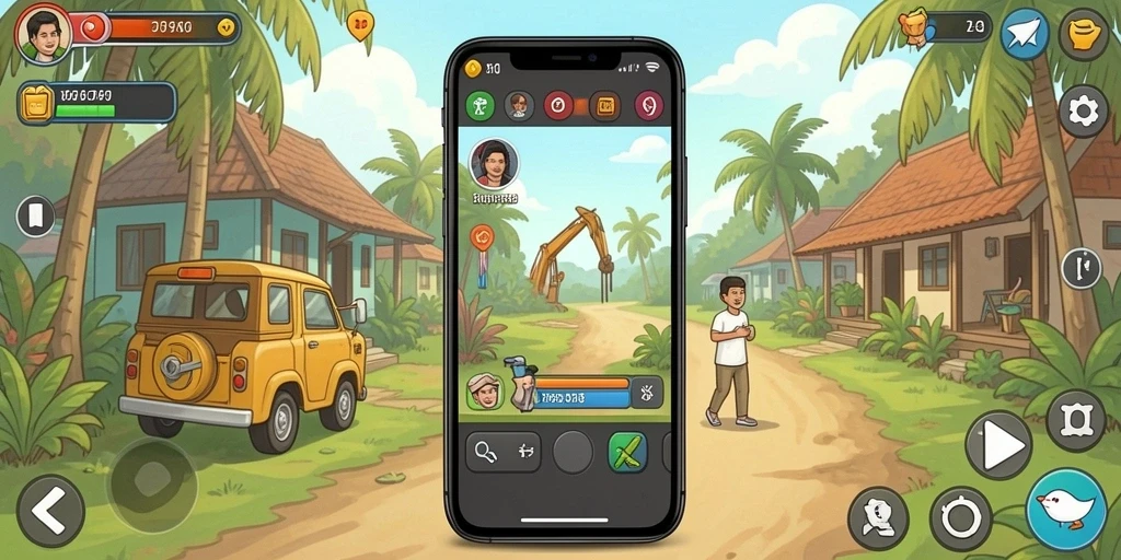 Tampilan awal LOKETHOKI yang menawan dan penuh warna.