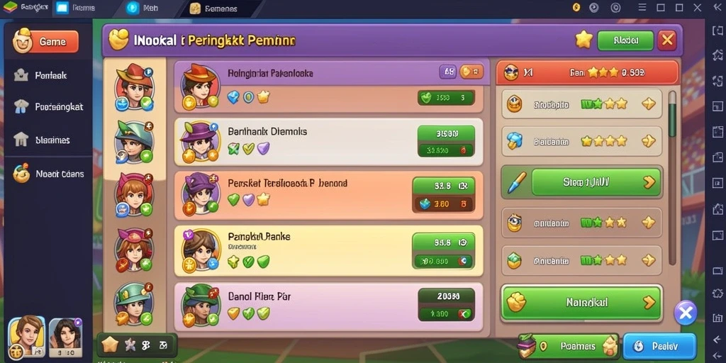Menampilkan pilihan permainan slot yang beragam dan menarik.