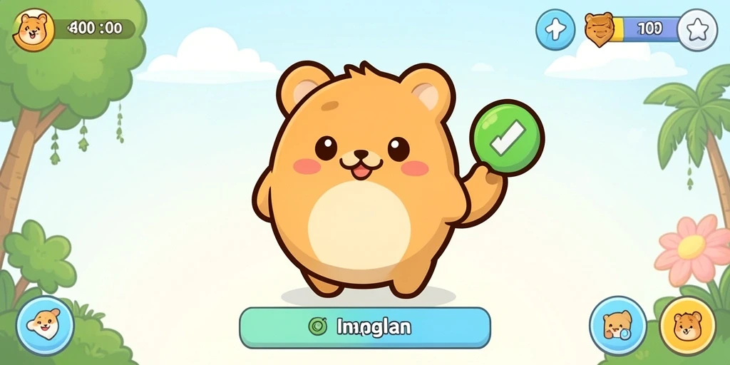 Tampilan awal game yang menawan dan menarik.