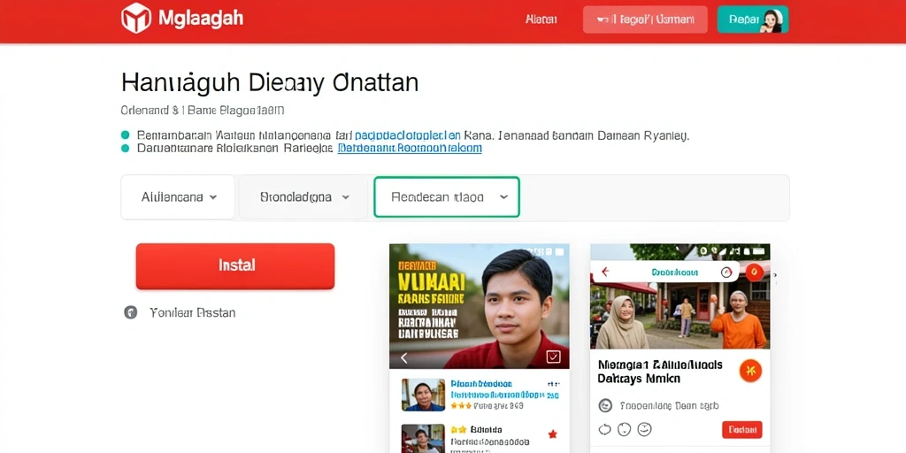 Tampilan antarmuka yang intuitif dan mudah dimengerti.