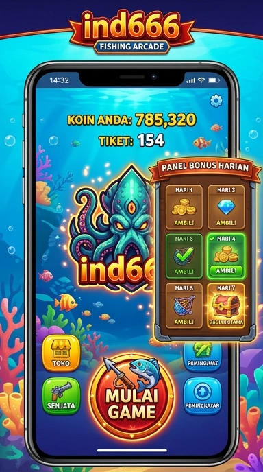 Galeri pratinjau visual ind666 build APK resmi terbaru